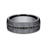 The Edison Men's Wedding Band in Tantalum - 7.5mm Width by Tantalum