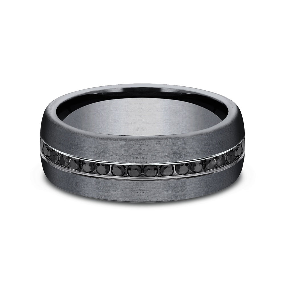 The Edison Men's Wedding Band in Tantalum - 7.5mm Width by Tantalum