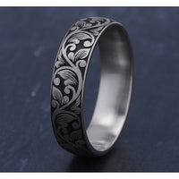 The Forum Men's Wedding Band in 14K White Gold - 6mm Width by Benchmark