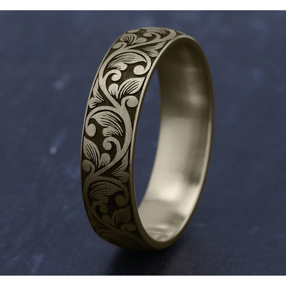 The Forum Men's Wedding Band in 14K Yellow Gold - 6mm Width by Benchmark