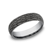 The Gabriel Men's Wedding Band in Grey Tantalum - 6mm Width by Tantalum