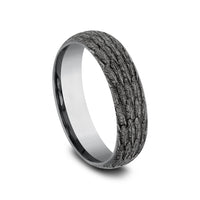 The Gabriel Men's Wedding Band in Grey Tantalum - 6mm Width by Tantalum