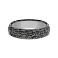 The Gabriel Men's Wedding Band in Grey Tantalum - 6mm Width by Tantalum