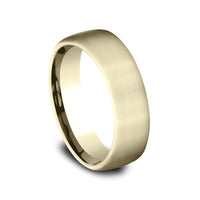 The Genesis Men's Wedding Band in 14K Yellow Gold - 6.5mm Width by Benchmark