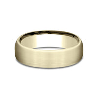 The Genesis Men's Wedding Band in 14K Yellow Gold - 6.5mm Width by Benchmark