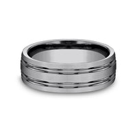 The Groom Men's Wedding Band in Tungsten - 7mm Width by Forge