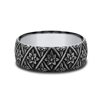 The Hagia Sophia Men's Wedding Band in Tungsten - 8mm Width by Forge