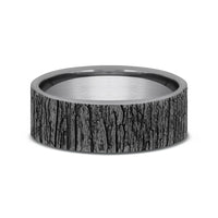 The Hazel Men's Wedding Band in Grey Tantalum - 7mm Width by Brook and Branch