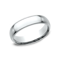The Heirloom Men's Wedding Band in 14K White Gold - 6mm Width by Benchmark