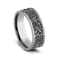 The Imperial Men's Wedding Band in Tungsten - 7mm Width by Forge