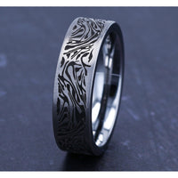 The Imperial Men's Wedding Band in Tungsten - 7mm Width by Forge