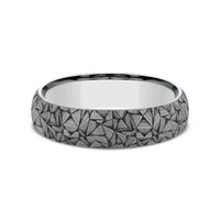The Kaleidoscope Men's Wedding Band in Tungsten - 6mm Width by Forge