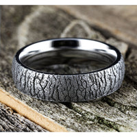The Linden Men's Wedding Band in White Cobalt - 6mm Width by Forge