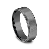 The Major Men's Wedding Band in Darkened Tantalum - 7mm Width by Tantalum