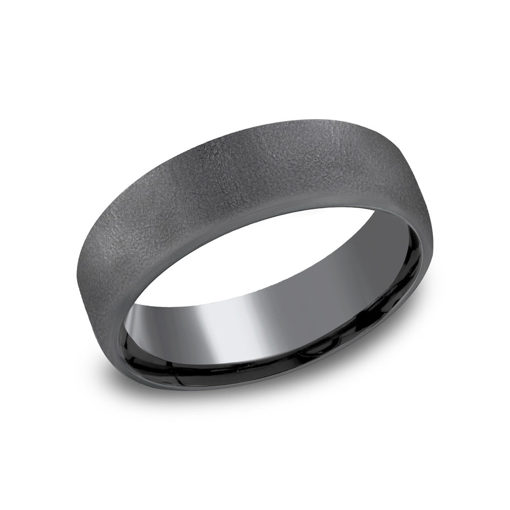 The Marshall Men's Wedding Band in Tantalum - 6.5mm Width by Tantalum