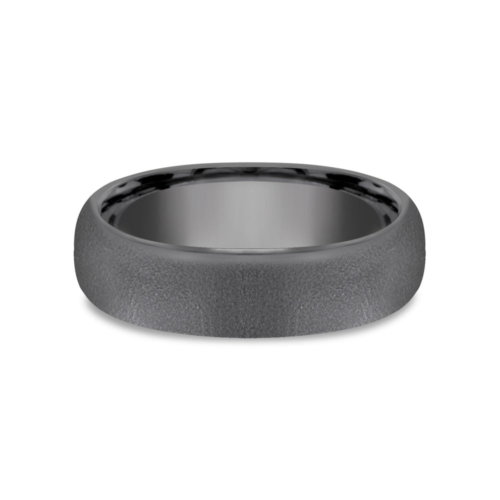 The Marshall Men's Wedding Band in Tantalum - 6.5mm Width by Tantalum