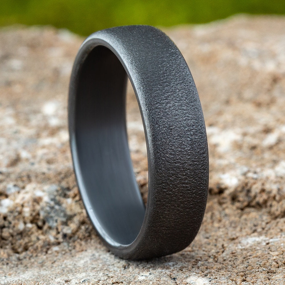 The Marshall Men's Wedding Band in Tantalum - 6.5mm Width by Tantalum