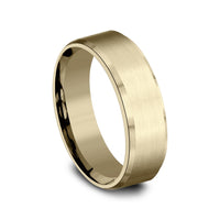 The Nobleman Men's Wedding Band in 14K Yellow Gold - 7mm Width by Benchmark