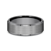 The Nobleman Men's Wedding Band in Tantalum - 7mm Width by Tantalum