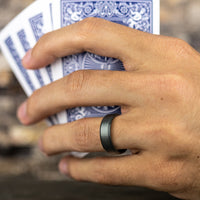 The Nobleman Men's Wedding Band in Tantalum - 7mm Width by Tantalum