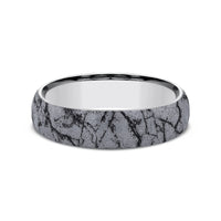 The Parthenon Men's Wedding Band in Tungsten - 6mm Width by Forge