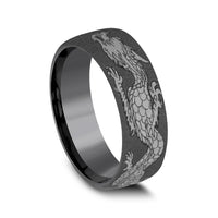 The Protector Men's Wedding Band in Tantalum - 7.5mm Width by Tantalum
