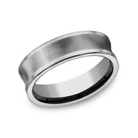 The Prowler Men's Wedding Band in Tungsten - 6mm Width by Forge