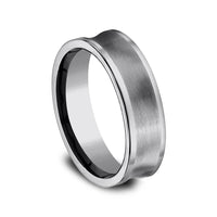 The Prowler Men's Wedding Band in Tungsten - 6mm Width by Forge