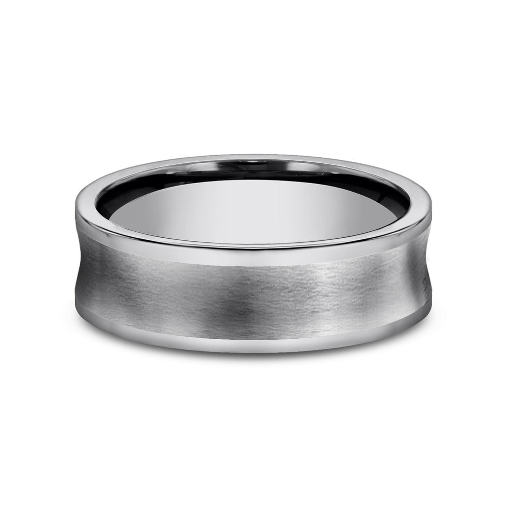 The Prowler Men's Wedding Band in Tungsten - 6mm Width by Forge