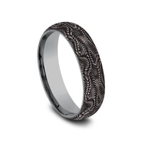 The Python Men's Wedding Band in Grey Tantalum - 6mm Width by Tantalum