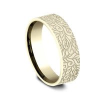 The Ranch Men's Wedding Band in 14K Yellow Gold - 7mm Width by Benchmark