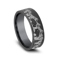 The Roamer Men's Wedding Band in Tantalum - 7mm Width by Brook and Branch