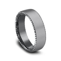 The Sovereign Men's Wedding Band in Tantalum - 6.5mm Width by Tantalum