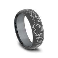 The Stag Men's Wedding Band in Tantalum - 8mm Width by Tantalum