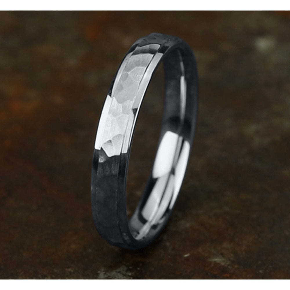 The Swanson Men's Wedding Band in 14K White Gold - 4mm Width by Benchmark