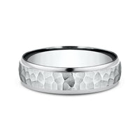 The Swanson Men's Wedding Band in 14K White Gold - 6mm Width by Benchmark