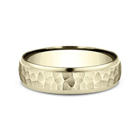 The Swanson Men's Wedding Band in 14K Yellow Gold - 6mm Width by Benchmark