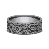 The Sword Men's Wedding Band in Grey Tantalum - 7mm Width by Tantalum