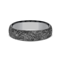 The Tamlin Men's Wedding Band in Grey Tantalum - 6mm Width by Tantalum