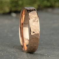 The Taylor Men's Wedding Band in 14K Rose Gold - 5mm Width by Benchmark