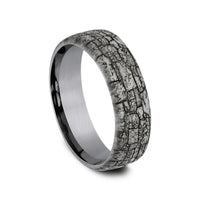 The Troy Men's Wedding Band in Grey Tantalum - 6.5mm Width by Tantalum