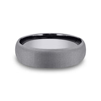 The Visionary Men's Wedding Band in Grey Tantalum - 6.5mm Width by Tantalum