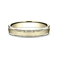 The Washington Men's Wedding Band in 14K Yellow Gold - 4.5mm Width by Benchmark