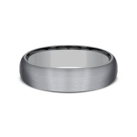 The Watchman Men's Wedding Band in Grey Tantalum - 6mm Width by Tantalum