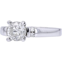 Timeless 14K White Gold Diamond Engagement Ring - 1.06 Carats