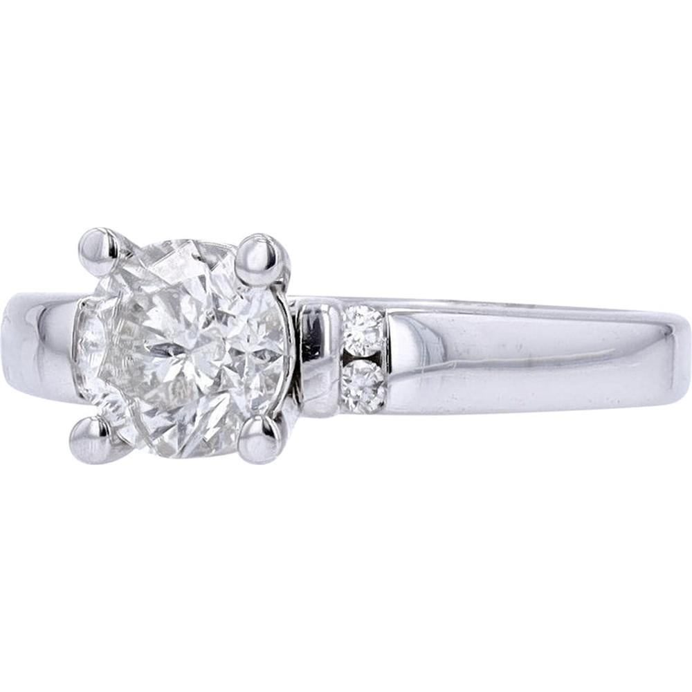 Timeless 14K White Gold Diamond Engagement Ring - 1.06 Carats