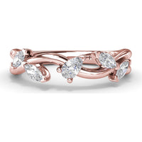 Vine-Inspired Band with Marquise and Pear Diamonds by Fana - 0.50 Carat Total Diamond Weight