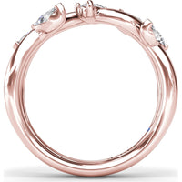 Vine-Inspired Band with Marquise and Pear Diamonds by Fana - 0.50 Carat Total Diamond Weight