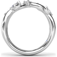 Vine-Inspired Band with Marquise and Pear Diamonds by Fana - 0.50 Carat Total Diamond Weight