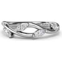 Vine-Inspired Marquise Diamond Band by Fana - 0.38 Carat Total Diamond Weight